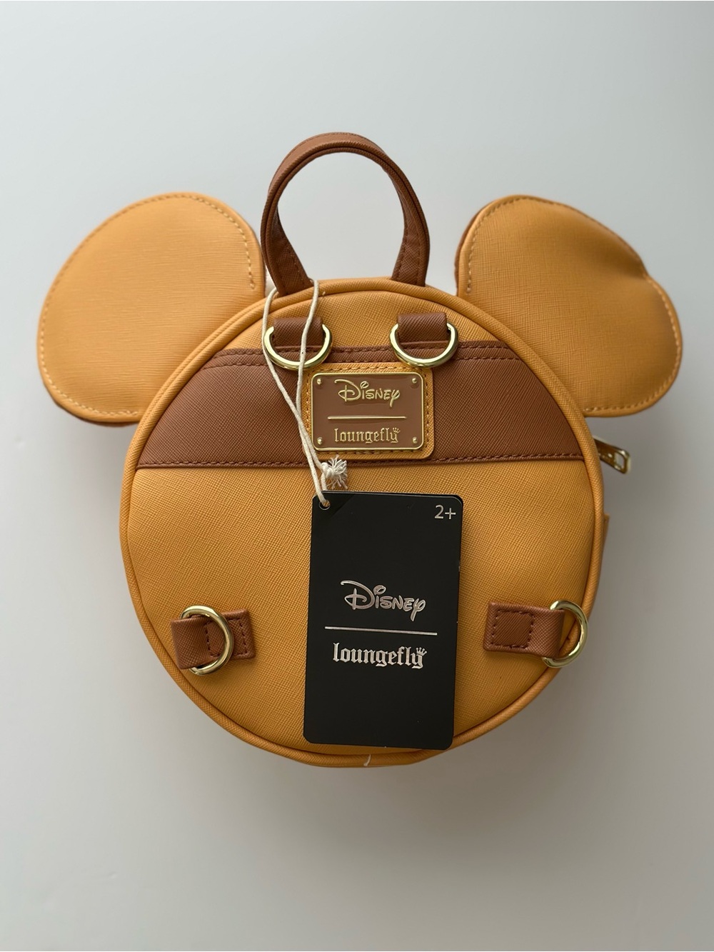 NEW Loungefly Disney Minnie Mouse Concha Ears Mini Backpack/Crossbody - Picture 2 of 6